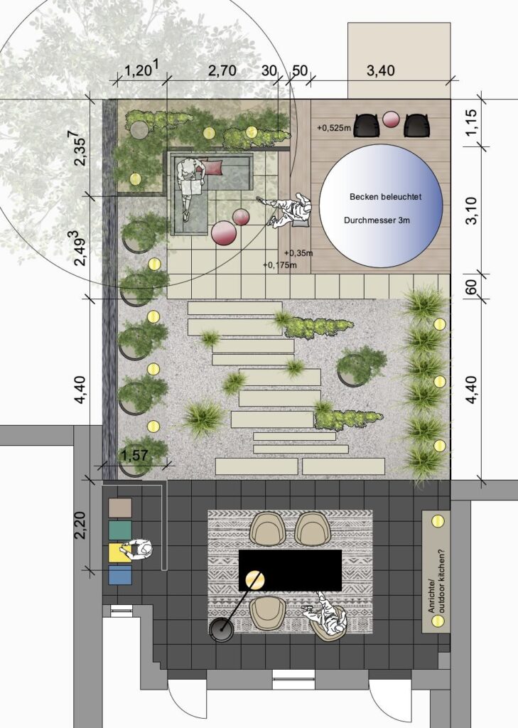 Hipp Architektur - Julia Hipp - Projekte: Stadtgarten mit Pool
